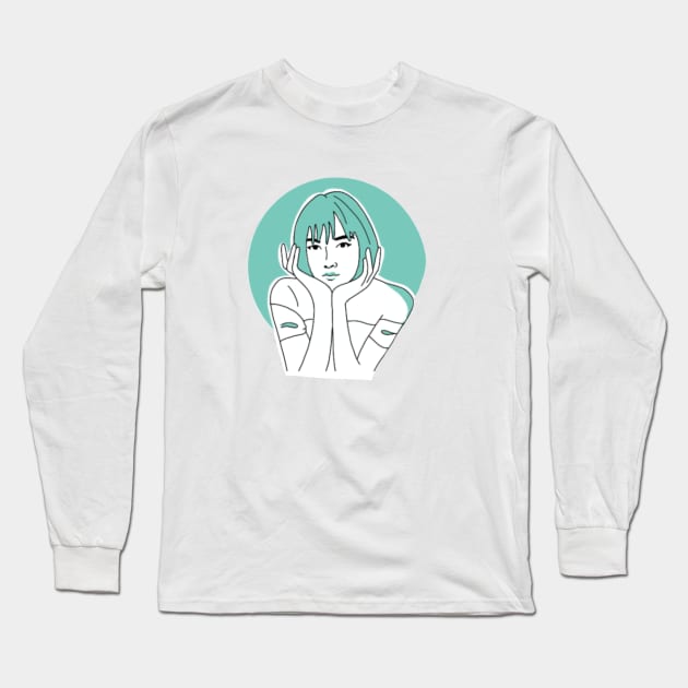 Blackpink lisa Long Sleeve T-Shirt by Mycreation